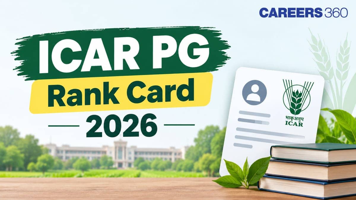 ICAR PG 2026 Rank Card (Soon): Download PG Rank Card PDF